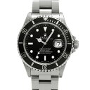 【〜5/3 最大3万円クーポン】ロレックス ROLEX サブマリーナ デイト 16610 X番(1991年頃製造) ブラック メンズ 腕時計 ロレックス 時計 ...