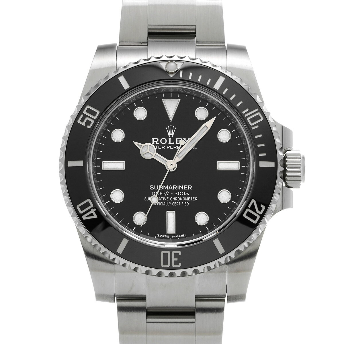 【〜9/11 最大3万円クーポン】ロレックス ROLEX サブマリーナ 114060 ランダムシリアル ブラック メンズ 腕時計 ロレックス 時計 高級腕時計 ブランド 【ローン36回払い無金利】【中古】