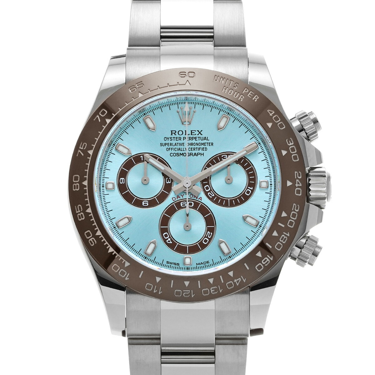 【〜7/26 最大3万円クーポン】ロレックス ROLEX コスモグラフ デイトナ 116506 ランダムシリアル アイスブルー/チェスナットブラウン メンズ 腕時計 ロレックス 時計 高級腕時計 ブランド 【ローン36回払い無金利】【中古】
