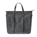 ルイ ヴィトン LOUIS VUITTON ダミエグラフィット タダオ PM ブラック/グレー N41259 ダミエグラフィットキャンバス メンズ ハンドバッグ...