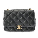 【5/1 最大3万円クーポン&P2倍】シャネル CHANEL マトラッセ スモールフラップバッグ ブラック AS3206 ラムスキン レディース ショルダーバッグ chanel シャネル バッグ バック ブランド 【ローン60回払い無金利】【中古】(4)