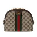 【〜5/3 最大3万円クーポン】グッチ GUCCI オフディア スモール ショルダーバッグ ベージュ/エボニー/ブラウン 499621 GGスプリームキャンバス...