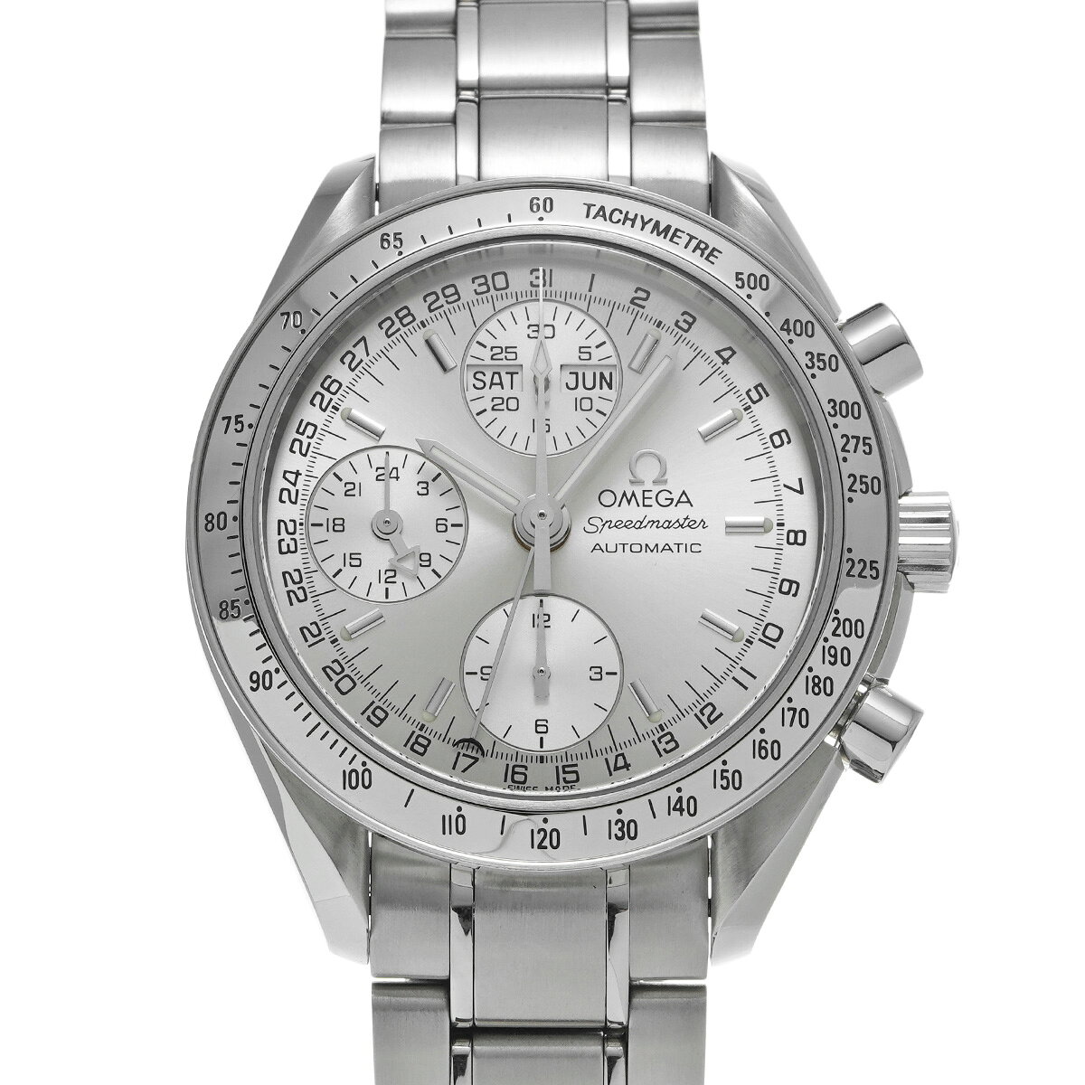 オメガ OMEGA スピードマスター トリプルカレンダー 3523.30 シルバー メンズ 腕時計  ...