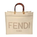 フェンディ FENDI サンシャイン ミディアム ホワイト 8BH386 カーフレザー レディース ハンドバッグ フェンディ ハンドバッグ バック ブランド 【...