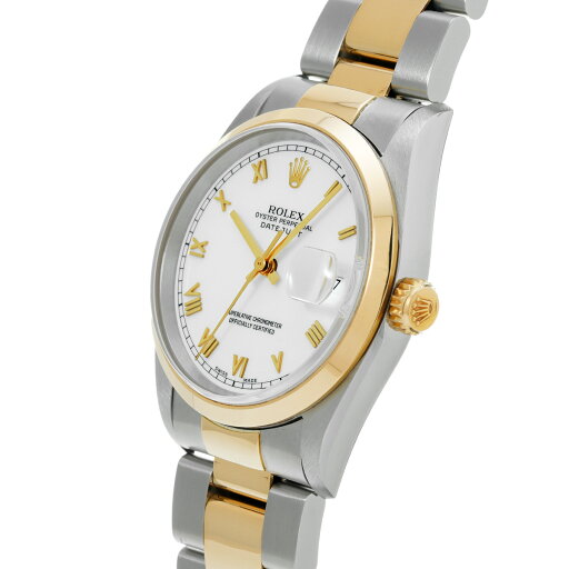 ロレックス ROLEX デイトジャスト 16203 U番(1997年頃製造) ホワイト メンズ 腕時計 ロレックス 時計 高級腕時計 ブランド 【ローン36回払い無金利】【中古】