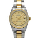 ロレックス ROLEX デイトジャスト 68273 95番台(1986年頃製造) シャンパンタペストリー ユニセックス 腕時計 ロレックス 時計 高級腕時計 ブランド 【ローン36回払い無金利】【中古】