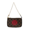 【〜5/3 最大3万円クーポン】ルイ ヴィトン LOUIS VUITTON ダミエ ミニポシェットアクセソワール T&B ブラウン N58011 ダミエキャンバ...