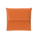 【~9/26 最大4万円クーポン】エルメス HERMES バスティア オレンジ シェーブル ユニセックス コインケース エルメス 財布 ブランド 【ローン36回払い無金利】【中古】