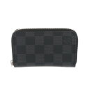 【~9/26 最大4万円クーポン】ルイ ヴィトン LOUIS VUITTON ダミエグラフィット ジッピー コインパース ブラック M63076 ダミエキャンバス ユニセックス コインケース ルイ ヴィトン 財布 ブランド 【ローン36回払い無金利】【中古】