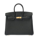 【5/1 最大3万円クーポン&P2倍】エルメス HERMES バーキン 25 ブラック トゴ レディース ハンドバッグ エルメス バッグ バック ブランド 【ロ...
