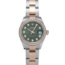 【〜5/3 最大3万円クーポン】ロレックス ROLEX レディ デイトジャスト 28 279381RBR ランダムシリアル グリーン/ダイヤモンド レディース ...