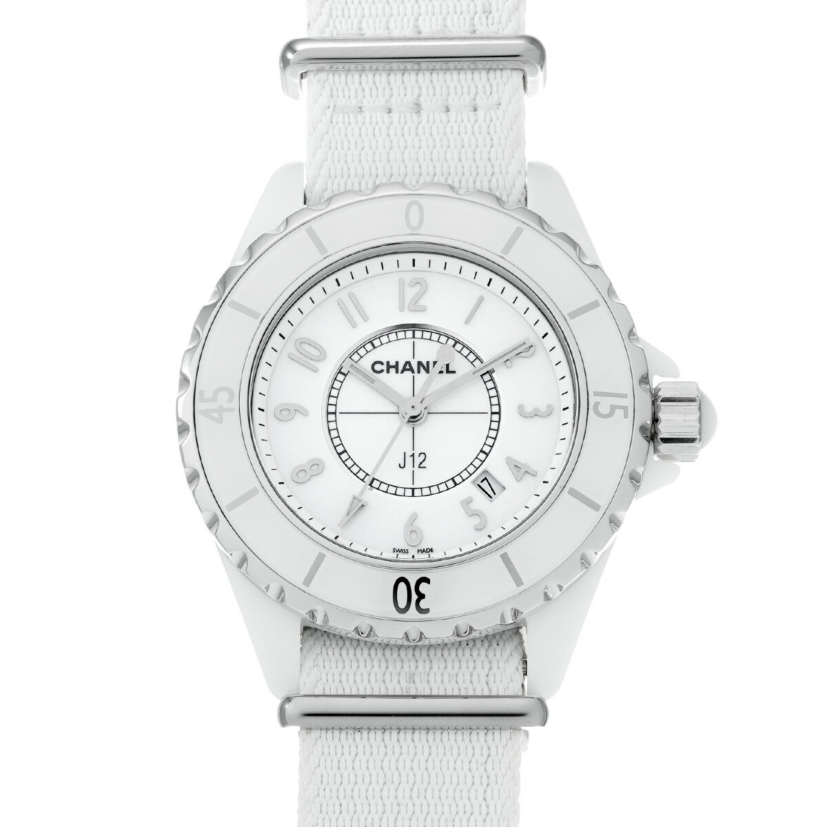 シャネル CHANEL J12 G.10 GLOSS H4656 ホワイト メンズ 腕時計 シャネル 時計 高級腕時計 ブランド 【ローン60回払い無金利】【中古】