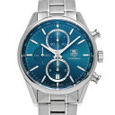 【5/1 最大3万円クーポン&P2倍】タグ ホイヤー TAG HEUER カレラ キャリバー1887 クロノグラフ CAR2115.BA0724 ブルー メンズ 腕時計 タグ ホイヤー 時計 高級腕時計 ブランド 【ローン60回払い無金利】【中古】(2)