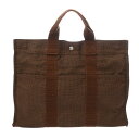 エルメス HERMES エールライン トート MM ブラウン キャンバス ユニセックス トートバッグ エルメス バッグ バック ブランド 【ローン60回払い無金...