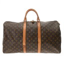 ルイ ヴィトン LOUIS VUITTON モノグラム キーポル 55 ブラウン M41424 モノグラムキャンバス ユニセックス ボストンバッグ ヴィトンバッグ バック ブランド 【ローン60回払い無金利】【中古】(4)
