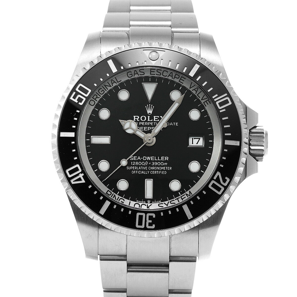 ロレックス ROLEX ディープシー 136660 ブラック メンズ 腕時計 ロレックス 時計 高級腕時計 ブランド 【ローン36回払い無金利】【中古】