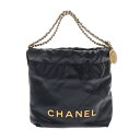 シャネル CHANEL ミニ ハンドバッグ CHANEL22 ネイビー AS3980 シャイニーカーフスキン レディース ハンドバッグ chanel シャネル ...