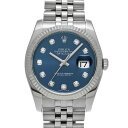 ロレックス ROLEX デイトジャスト 36 116234G ランダムシリアル ブルー/ダイヤモンド メンズ 腕時計 ロレックス 時計 高級腕時計 ブランド 【ローン60回払い無金利】【中古】(2)