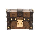 ルイ ヴィトン LOUIS VUITTON モノグラムリバース エッセンシャル トランク チェーンショルダー ミニポシェット キャメル/ブラウン M68575 ...