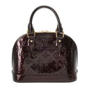 ルイ ヴィトン LOUIS VUITTON モノグラムヴェルニ アルマ BB アマラント M91678 ヴェルニ レディース ハンドバッグ ヴィトンバッグ バッ...