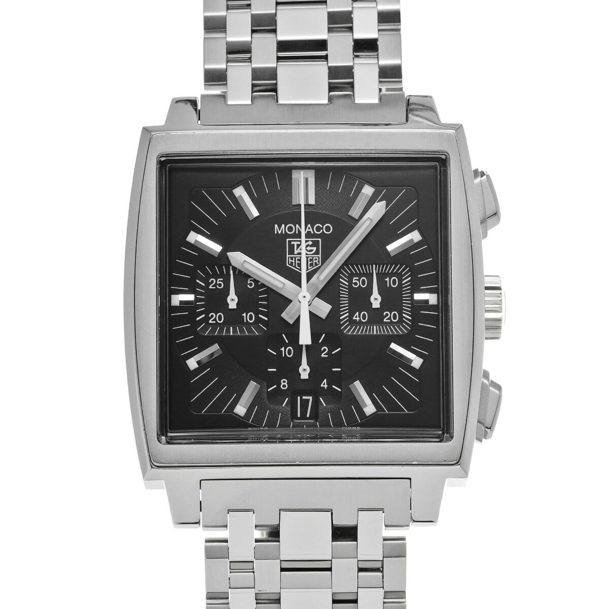 タグ ホイヤー TAG HEUER モナコ クロノグラフ CW2111.FC6171 ブラック メン ...