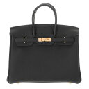 【5/1 最大3万円クーポン&P2倍】エルメス HERMES バーキン 25 ブラック トゴ レディース ハンドバッグ エルメス バッグ バック ブランド 【ロ...