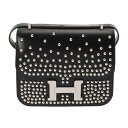 【〜5/3 最大3万円クーポン】エルメス HERMES コンスタンス3 18 ミロワール クルーテ ブラック ボックスカーフ レディース ショルダーバッグ エル...