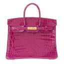 【5/1 最大3万円クーポン&P2倍】エルメス HERMES バーキン 25 ローズパープル ニロティカスリセ レディース ハンドバッグ エルメス バッグ バッ...