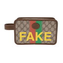 【〜5/3 最大3万円クーポン】グッチ GUCCI NOT FAKE ベージュ/エボニー/ブラウン 636243 GGスプリームキャンバス/レザー メンズ クラ...