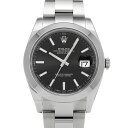 【〜5/3 最大3万円クーポン】ロレックス ROLEX デイトジャスト 41 126300 ランダムシリアル ブライトブラック メンズ 腕時計 ロレックス 時計...