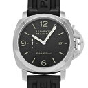 【〜5/3 最大3万円クーポン】パネライ PANERAI ルミノールマリーナ 1950 3デイズ オートマティック アッチャイオ PAM00312 M番(2010年製造) ブラック メンズ 腕時計 パネライ 時計 高級腕時計 ブランド 【ローン60回払い無金利】【中古】(2)