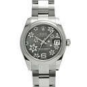 ロレックス ROLEX デイトジャスト 178240 ランダムシリアル グレーフラワー ユニセックス 腕時計 ロレックス 時計 高級腕時計 ブランド 【ローン6...