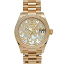 ロレックス ROLEX デイトジャスト バタフライシェル 31 278278 ランダムシリアル ホワイトシェル/ダイヤモンド ユニセックス 腕時計 ロレックス ...
