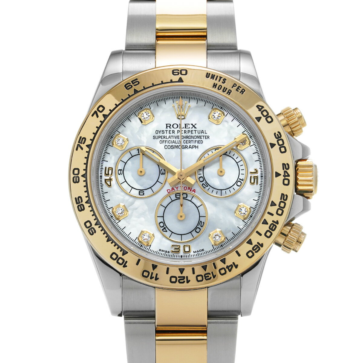 ロレックス ROLEX コスモグラフ デイトナ 116503NG ランダムシリアル ホワイトシェル/ダイヤモンド メンズ 腕時計 ロレックス 時計 高級腕時計 ブランド 【ローン60回払い無金利】【中古】