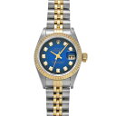 ロレックス ROLEX デイトジャスト 69173G W番(1995年頃製造) ブルー・グラデーション/ダイヤモンド レディース 腕時計 ロレックス 時計 高級...