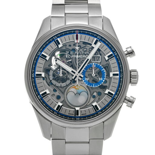 ゼニス ZENITH クロノマスター エル・プリメロ グランドデイト フルオープン 03.2530.4047/78.C813 スケルトン メンズ 腕時計 ゼニス 時計 高級腕時計 ブランド 【ローン60回払い無金利】【中古】 ゼニス ZENITH クロノマスター エル・プリメロ グランドデイト フルオープン 03.2530.4047/78.C813 スケルトン メンズ 腕時計 ゼニス 時計 高級腕時計 ブランド 【ローン60回払い無金利】【中古】