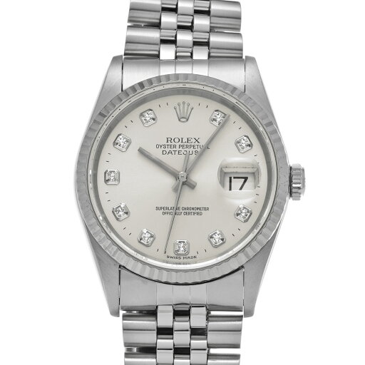 ロレックス ROLEX デイトジャスト 16234G T番(1996年製造) シルバー/ダイヤモンド メンズ 腕時計 ロレックス 時計 高級腕時計 ブランド 【ローン60回払い無金利】【中古】 ロレックス ROLEX デイトジャスト 16234G T番(1996年製造) シルバー/ダイヤモンド メンズ 腕時計 ロレックス 時計 高級腕時計 ブランド 【ローン60回払い無金利】【中古】