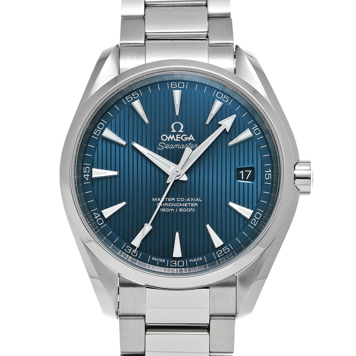 【〜7/11 最大3万円クーポン】オメガ OMEGA シーマスター アクアテラ マスターコーアクシャル 231.10.42.21.03.003 ブルー メンズ 腕時計 オメガ 時計 高級腕時計 ブランド 【ローン36回払い無金利】【中古】