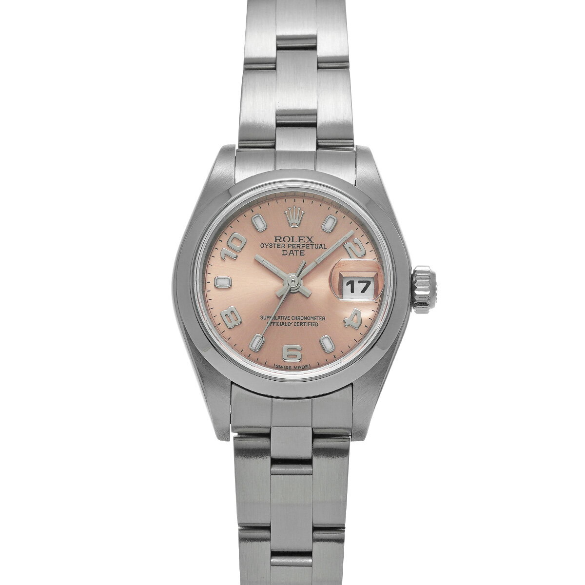 ロレックス ROLEX オイスターパーペチュアル デイト 79160 D番(2005年頃製造) ピンク レディース 腕時計 ロレックス 時計 高級腕時計 ブランド 【ローン60回払い無金利】【中古】