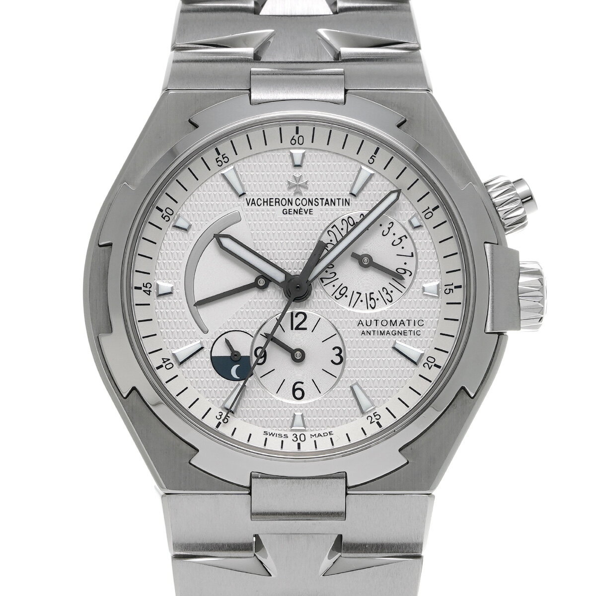 ヴァシュロン コンスタンタン VACHERON CONSTANTIN オーバーシーズ デュアルタイム 47450/B01A-9226 シルバー メンズ 腕時計 ヴァシュロン コンスタンタン 時計 高級腕時計 ブランド 【ローン36回払い無金利】【中古】
