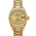 ロレックス ROLEX デイトジャスト 69178G W番(1995年頃製造) シャンパン/ダイヤモンド レディース 腕時計 ロレックス 時計 高級腕時計 ブラ...