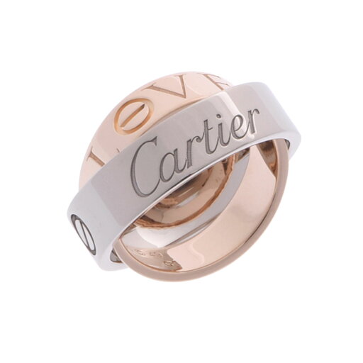 カルティエ CARTIER ラブシークレットリング #49 K18ホワイトゴールド WG/K18ピンクゴールド PG レディース リング・指輪 カルティエ 【ローン60回払い無金利】【中古】 カルティエ CARTIER ラブシークレットリング #49 K18ホワイトゴールド WG/K18ピンクゴールド PG レディース リング・指輪 カルティエ 【ローン60回払い無金利】【中古】