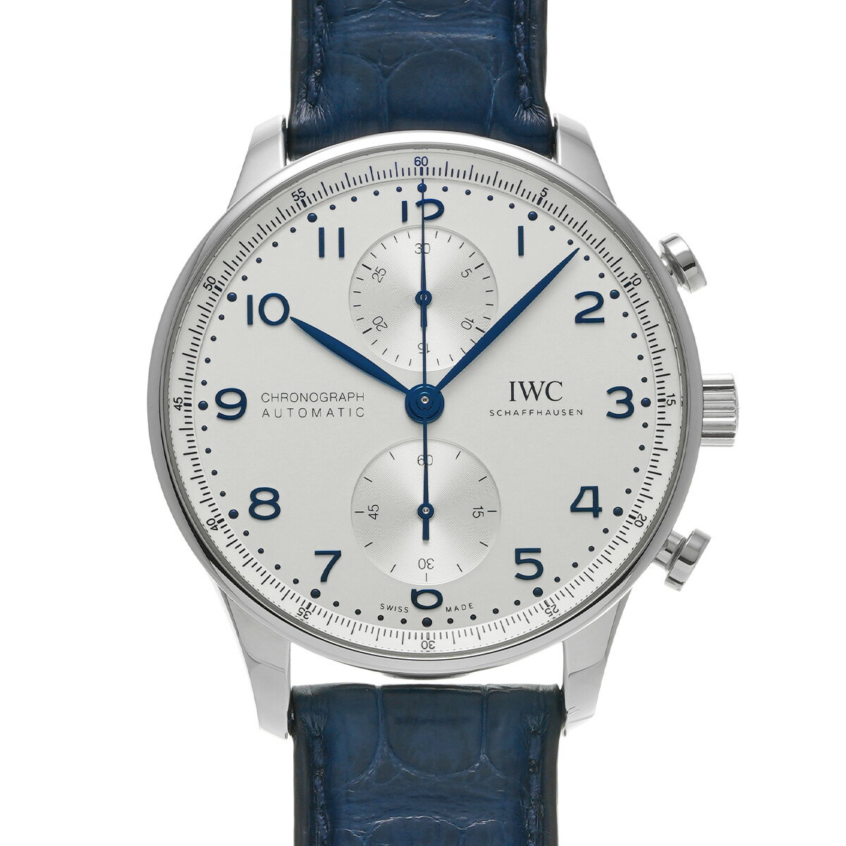 【〜7/11 最大3万円クーポン】IWC ポルトギーゼ クロノグラフ IW371605 シルバー メンズ 腕時計 IWC 時計 高級腕時計 ブランド 【ローン36回払い無金利】【中古】