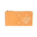 【〜11/27 最大3万円クーポン】ルイ ヴィトン LOUIS VUITTON モノグラムヘリテージ コインカードホルダー イエロー M12660 レザー メン...