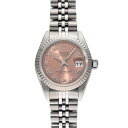 ロレックス ROLEX デイトジャスト 69174 U番(1997年頃製造) ピンク レディース 腕時計 ロレックス 時計 高級腕時計 ブランド 【ローン36回...