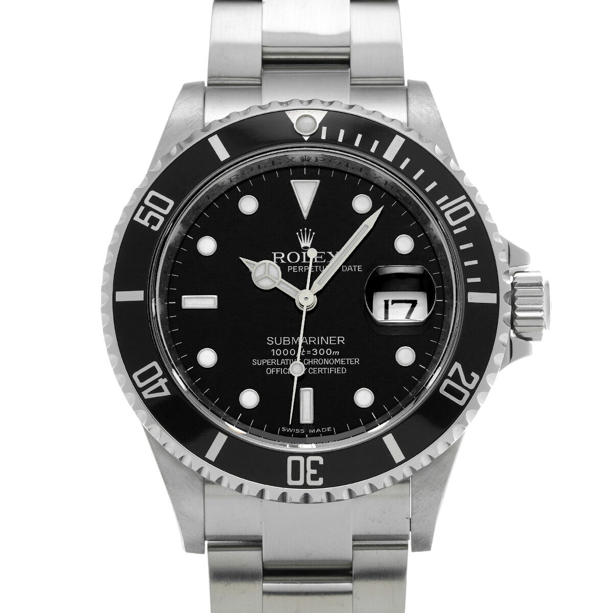 ロレックス ROLEX サブマリーナ デイト 16610 V番(2009年頃製造) ブラック メンズ 腕時計 ロレックス 時計 高級腕時計 ブランド 【ローン60回払い無金利】【中古】