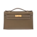 エルメス HERMES ポシェットケリー エトゥープ ヴォースイフト レディース ハンドバッグ エルメス バッグ バック ブランド 【ローン36回払い無金利】【...