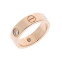 【~7/11 最大3万円クーポン】カルティエ CARTIER ラブリング #52 3PD K18イエローゴールド YG ダイヤモンド レディース リング・指輪 カルティエ 【ローン36回払い無金利】【中古】