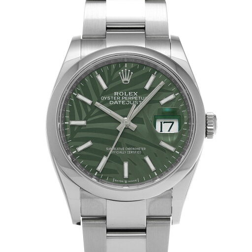 ロレックス ROLEX デイトジャスト 36 126200 ランダムシリアル オリーブグリーン パームモチーフ メンズ 腕時計 ロレックス 時計 高級腕時計 ブランド 【ローン60回払い無金利】【中古】 ロレックス ROLEX デイトジャスト 36 126200 ランダムシリアル オリーブグリーン パームモチーフ メンズ 腕時計 ロレックス 時計 高級腕時計 ブランド 【ローン60回払い無金利】【中古】