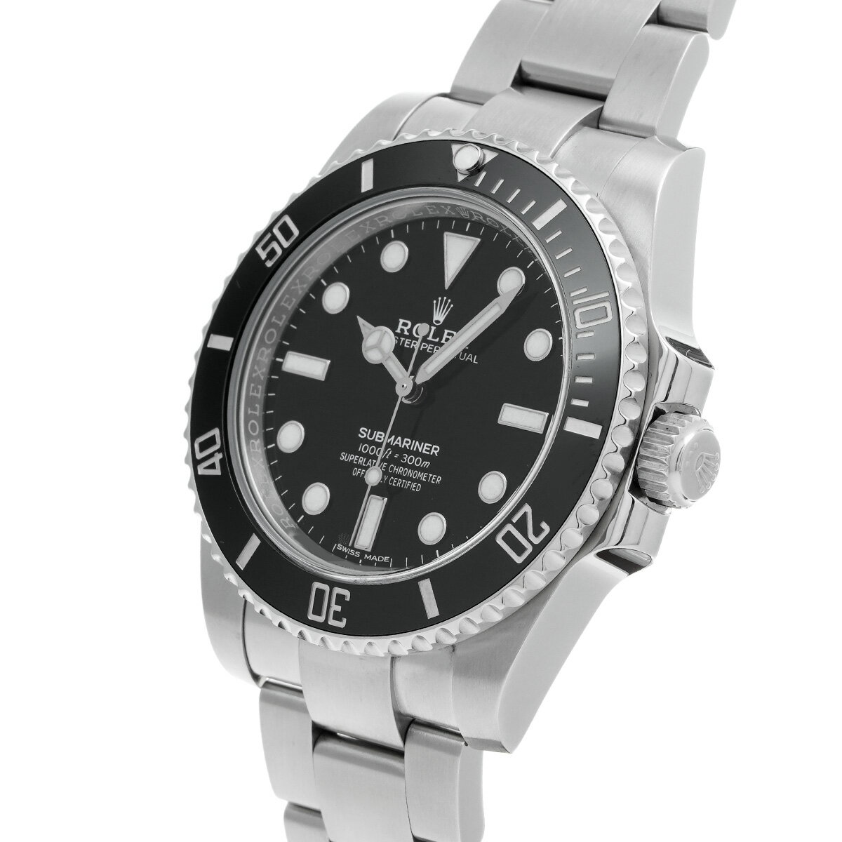 【〜7/26 最大3万円クーポン】ロレックス ROLEX サブマリーナ 114060 ランダムシリアル ブラック メンズ 腕時計 ロレックス 時計 高級腕時計 ブランド 【ローン36回払い無金利】【中古】